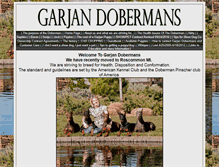 Tablet Screenshot of garjandobermans.com